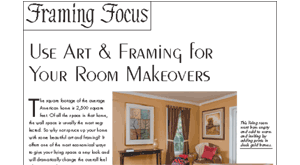 Framing Focus Newsletter